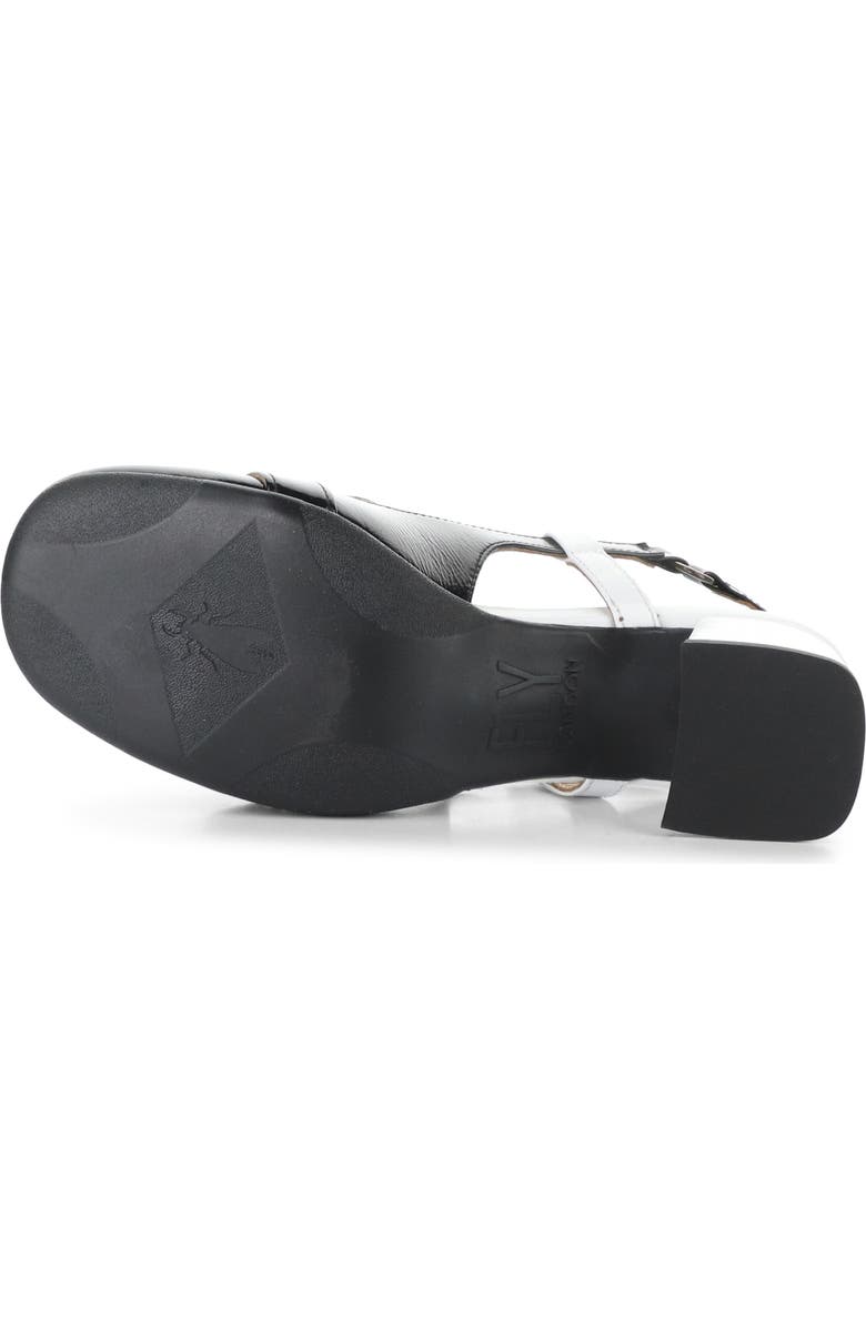 Fly London Pemy Slingback Pump, Alternate, color, Off White/ Black