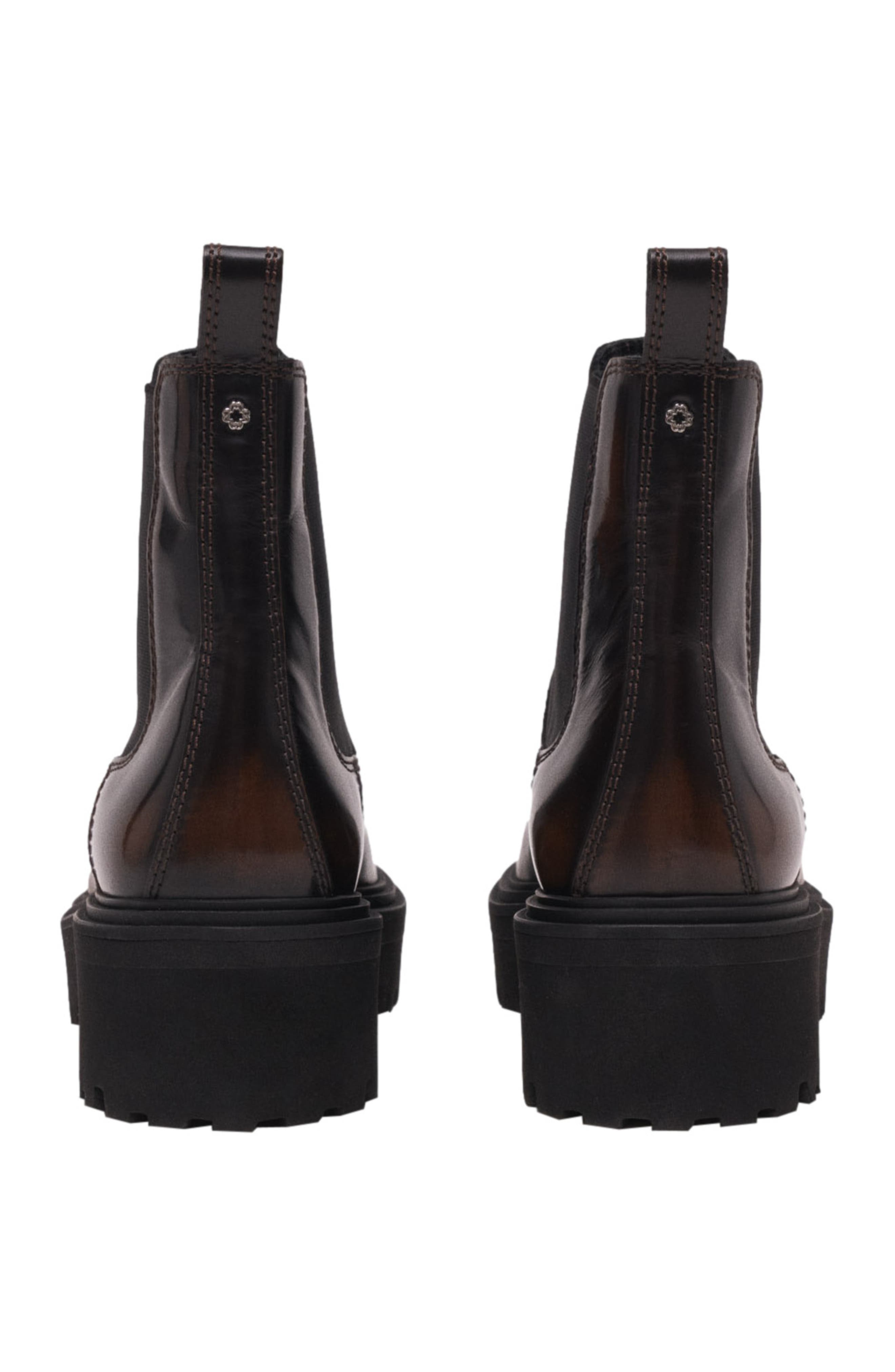 maje Chelsea boots, Alternate, color, Dark Brown