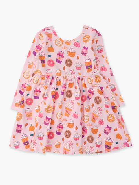 Baby Girls Knit Long Sleeve Twirl Dress
