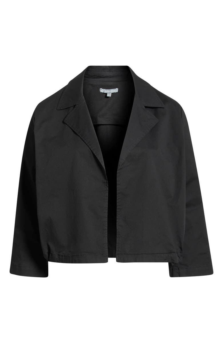 Wit & Wisdom Roll Tab Crop Jacket, Alternate, color, Black