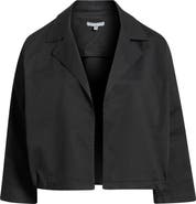 Wit & Wisdom Roll Tab Crop Jacket