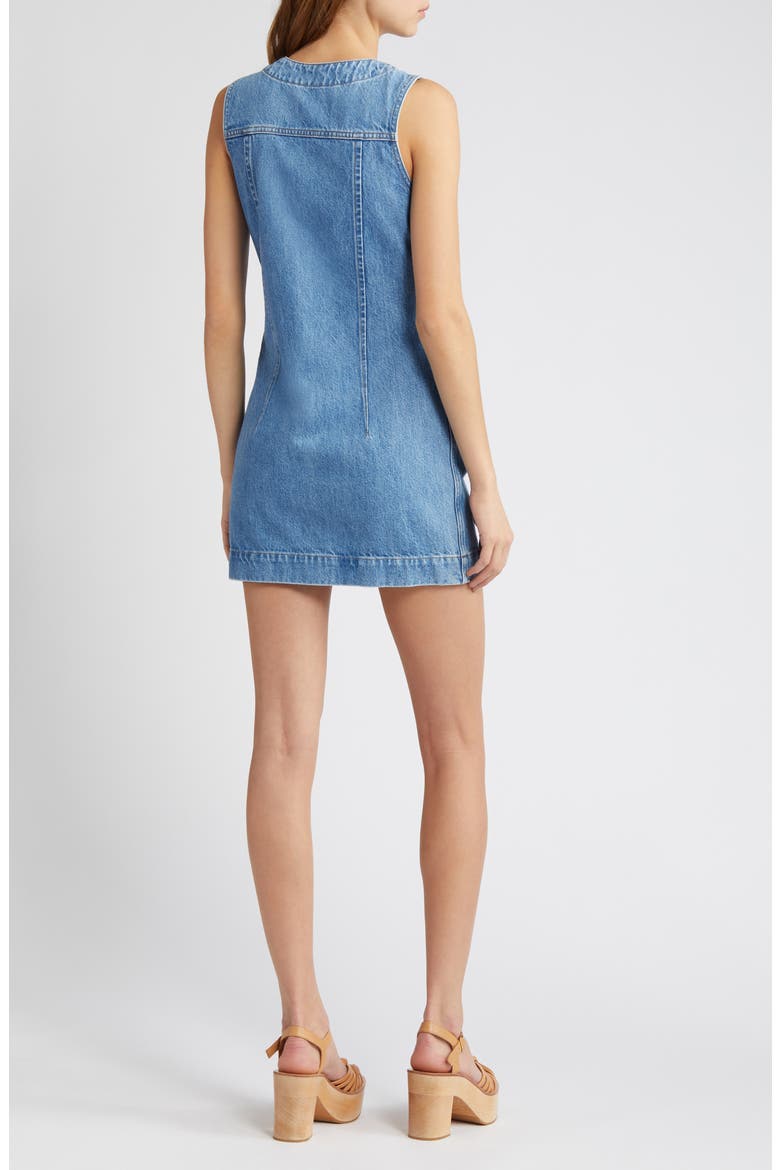 Sleeveless Pocket Minidress, Alternate, color, DELAWARE