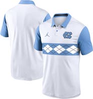 Jordan Brand Men's Jordan Brand White North Carolina Tar Heels Primetime Campus Vapor Performance Polo