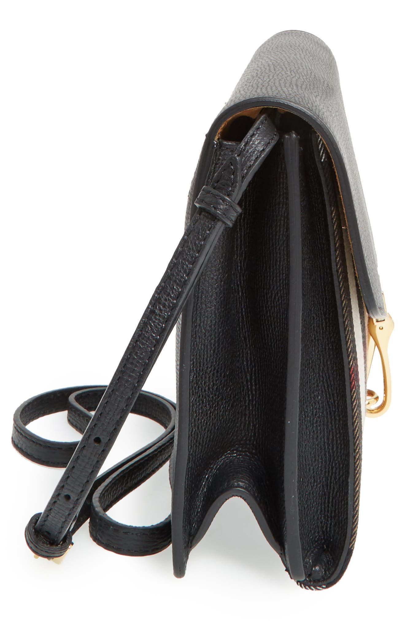 Burberry 'Small Macken' Check Crossbody Bag, Alternate, color, 