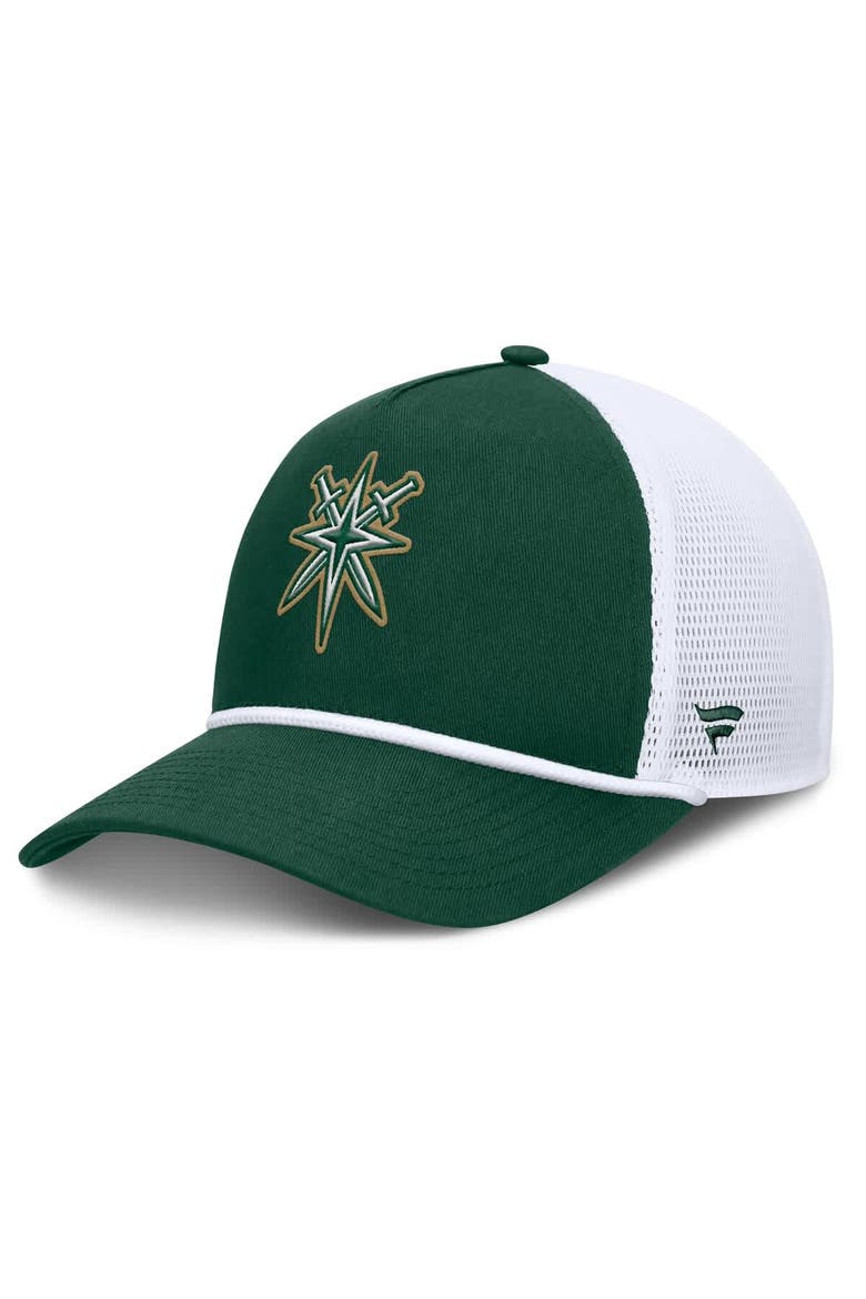 Men's Fanatics Green/White Vegas Golden Knights Bermuda A-Frame Adjustable Hat, Main, color, Green