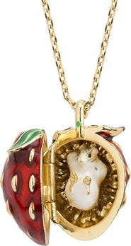 Bill Skinner Studio Strawberry & Mouse Locket
