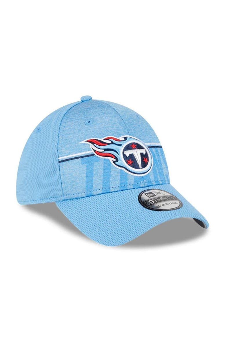 Men's New Era Light Blue Tennessee Titans 2023 NFL Training Camp 39THIRTY Flex Fit Hat, Alternate, color, Light Blue