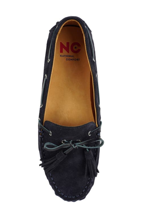 National Comfort Shyanne Suede Loafer In Navy Suede