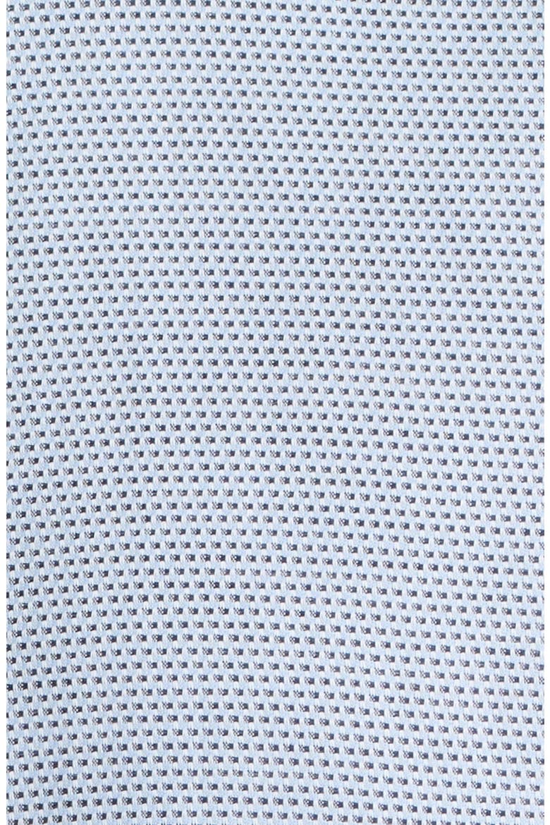 Hank Slim Fit Micropattern Cotton Dobby Dress Shirt, Alternate, color, BLUE