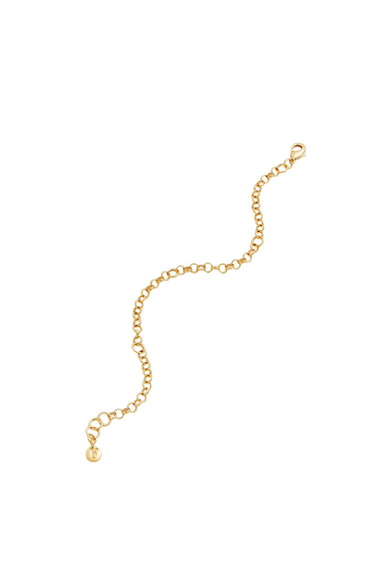 Pansy & Pearl Charm Chain Bracelet, Alternate, color, Gold