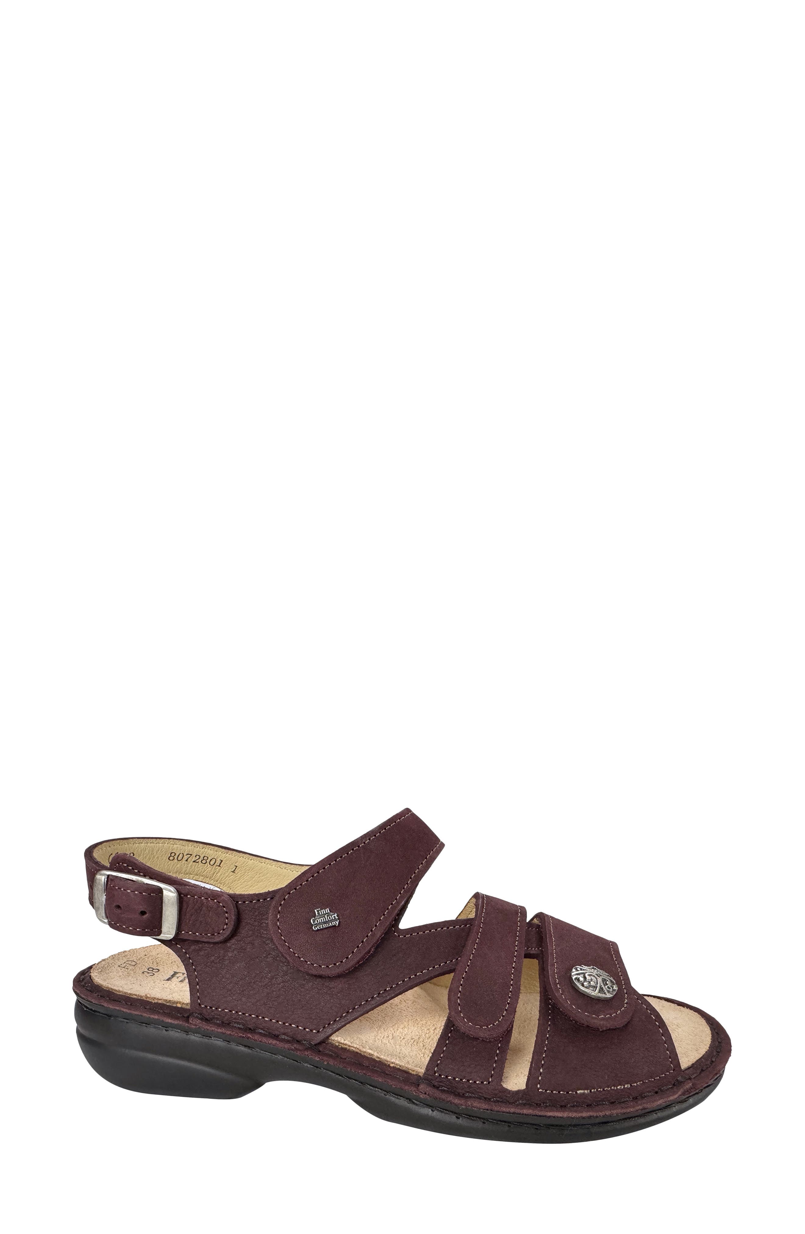 Gomera Sandal, Alternate, color, WINE NOMAD