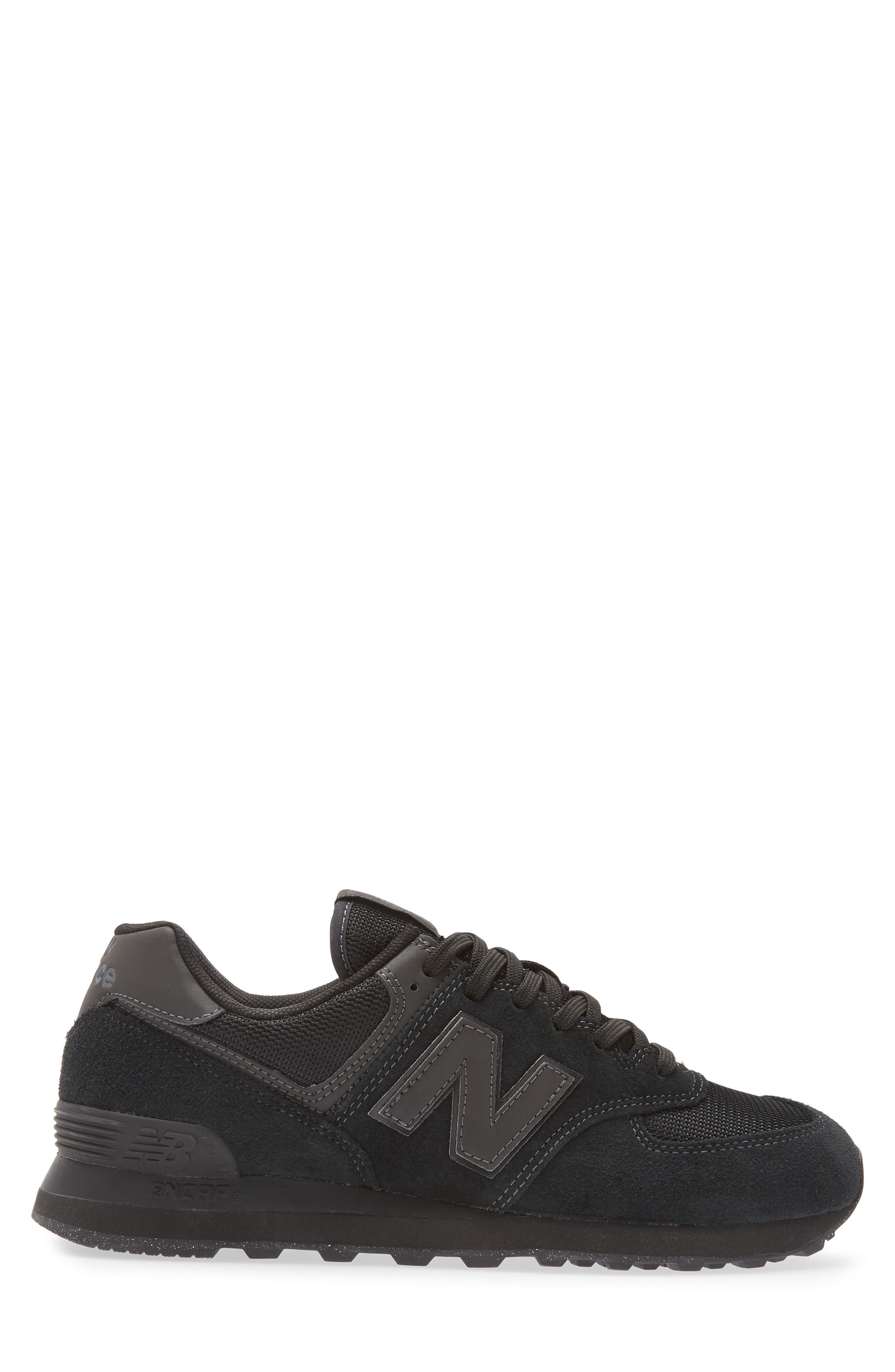 Gender Inclusive 574 Classic Sneaker, Alternate, color, BLACK/ BLACK