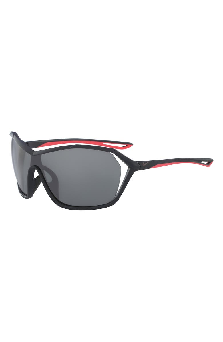 Nike 73mm Helix Elite Rectangle Sunglasses, Alternate, color, 