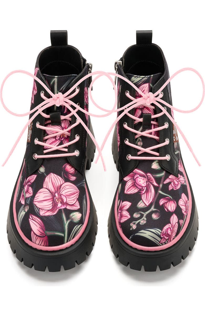 Hot Chocolate Design Orchid Women's Chunky Platform Boots, Alternate, color, Orchid