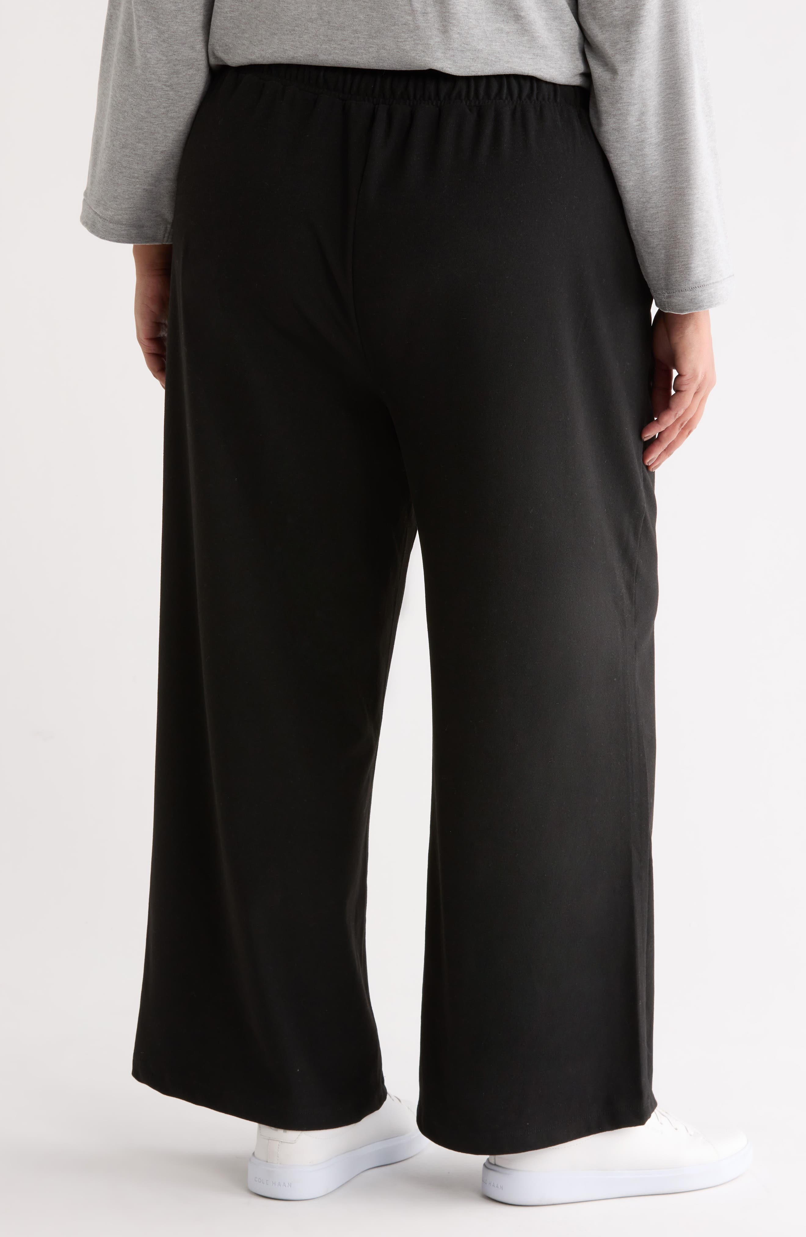 Drawstring Waist Wide Leg Pants - image 2
