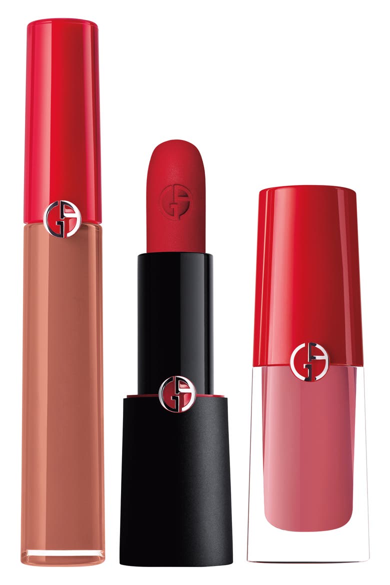 Giorgio Armani Lip Icons Set, Main, color, NO COLOR