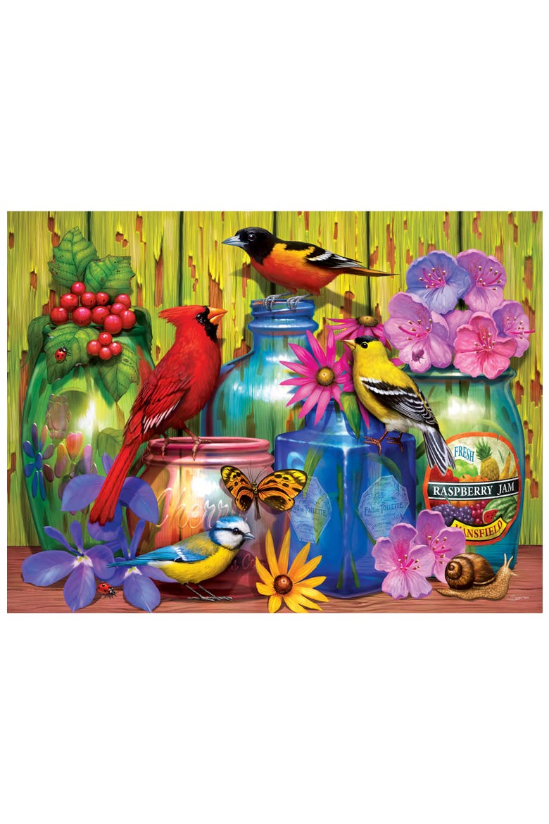 Feathered Reflections 300 Piece Puzzle, Alternate, color, Multicolor