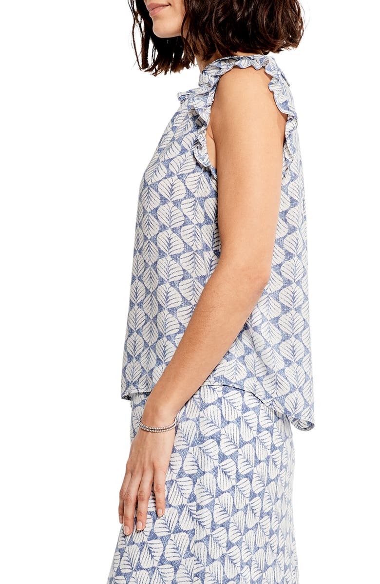 NIC+ZOE Lily Pad Blues Top, Alternate, color,