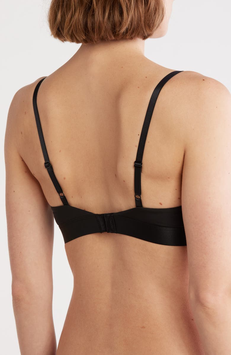 b.tempt'd by Wacoal Opening Act Wirefree Plunge T-Shirt Bra, Alternate, color, Night