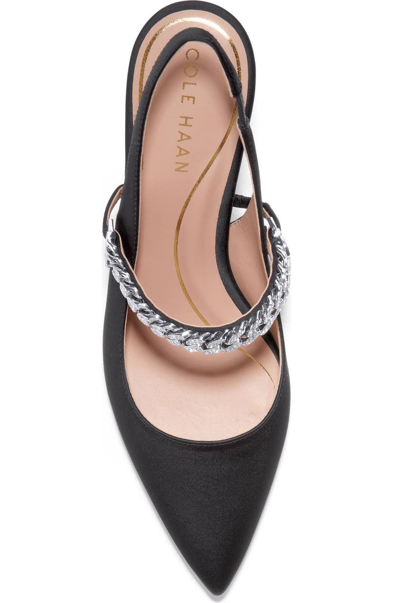 Cole Haan Vandam Crystal Chain Slingback Pump, Alternate, color,