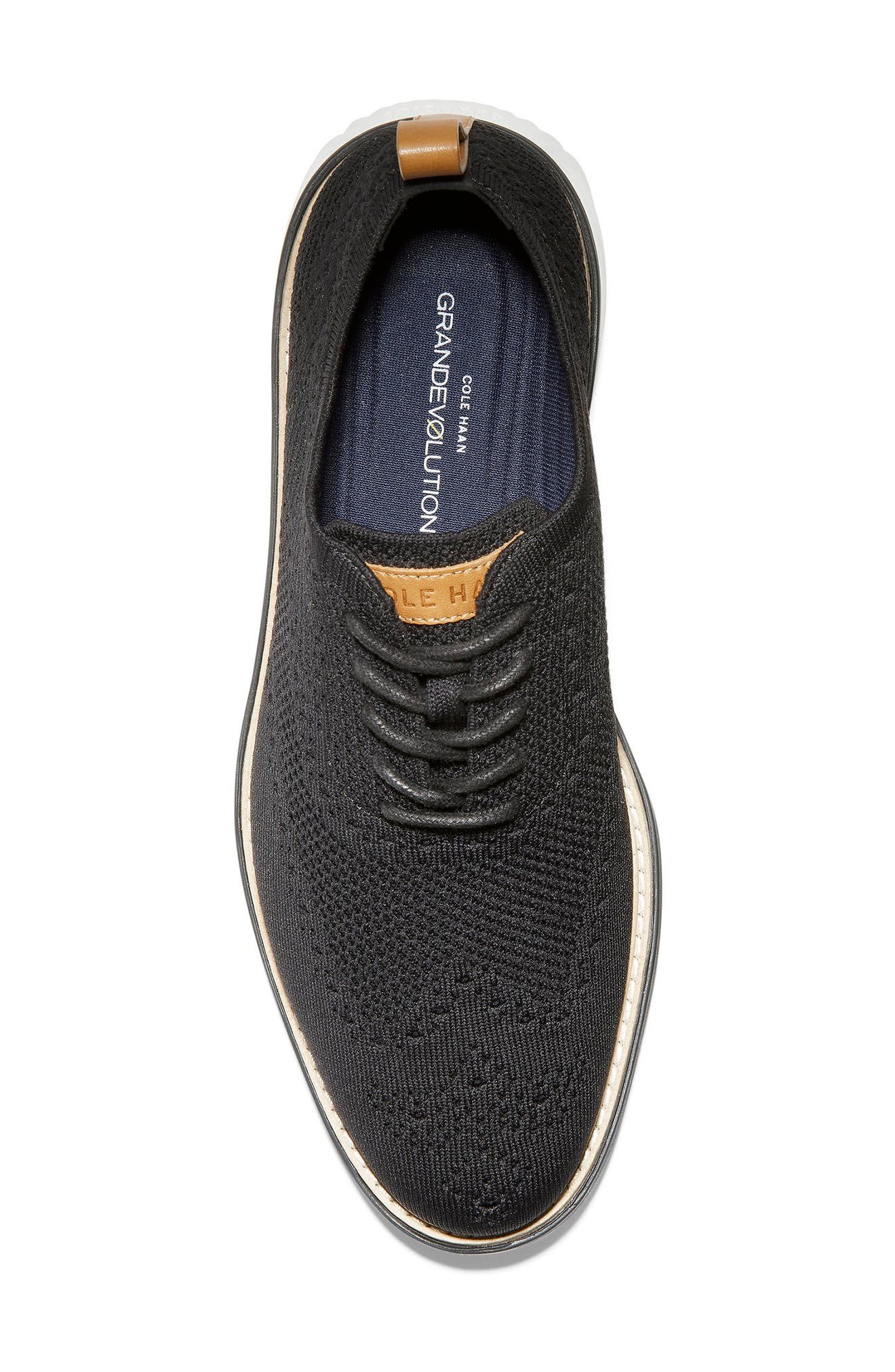 Cole Haan Grandevolution Stitchlite Oxford, Alternate, color, Black Knit