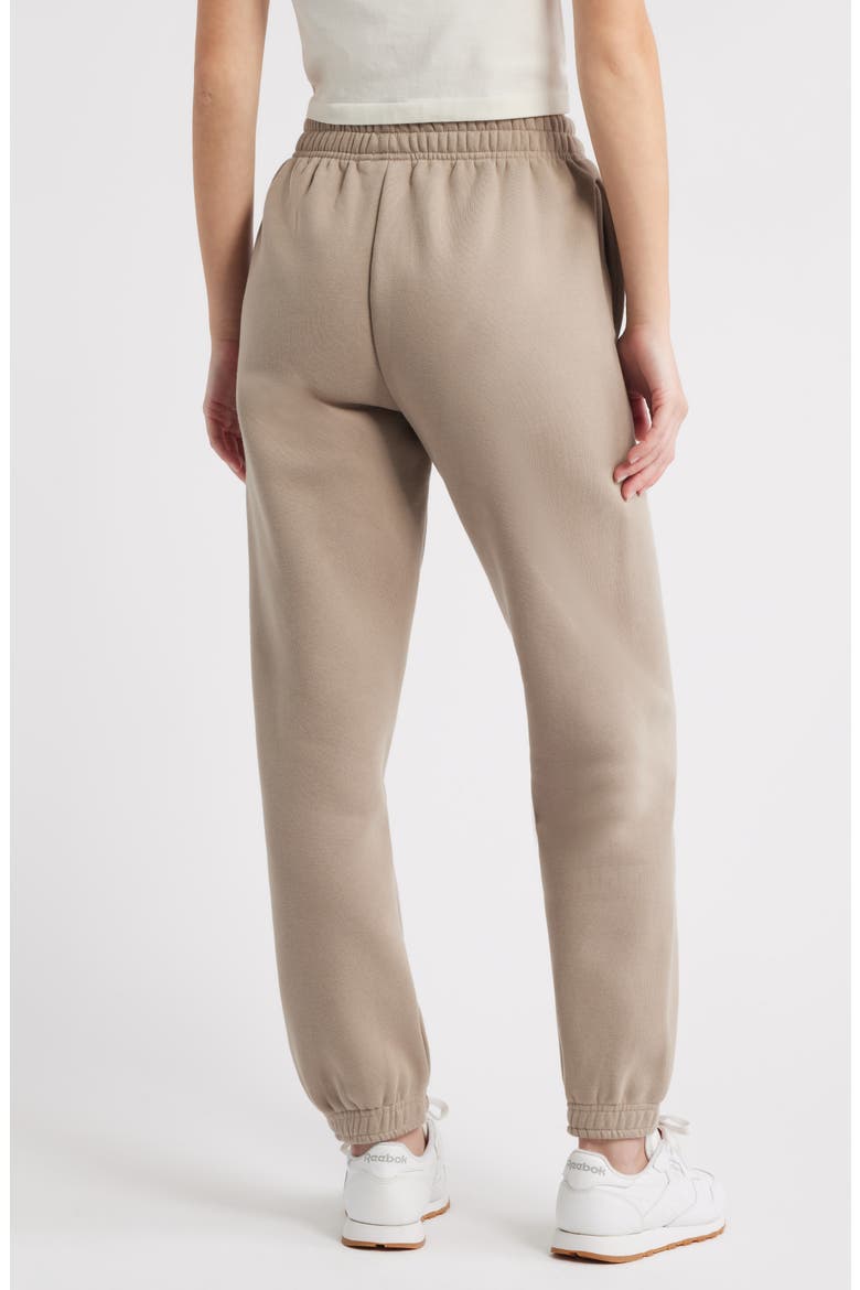 Puff Series Core Logo Cotton Blend Joggers, Alternate, color, TAUPE