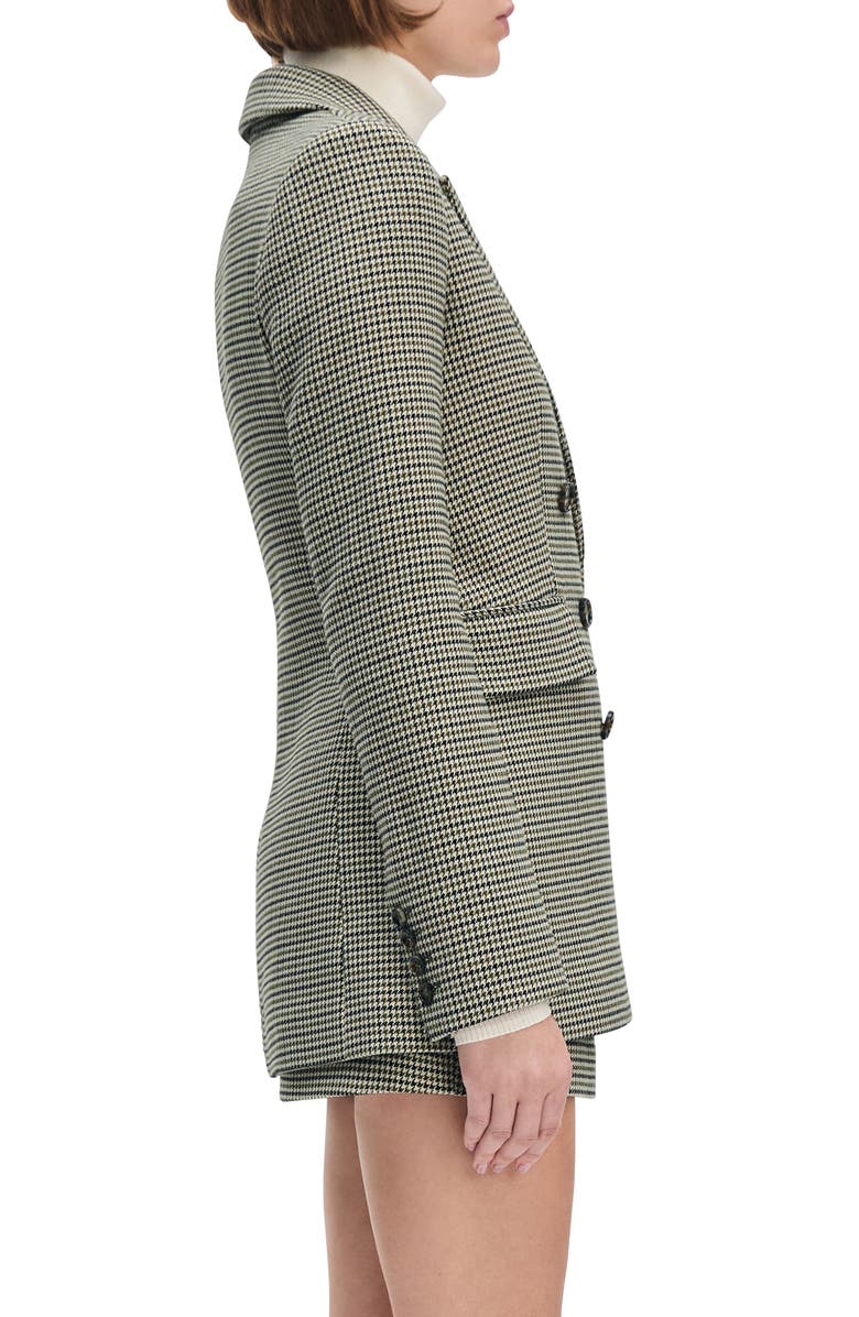 Favorite Daughter The Phoebe Houndstooth Double Breasted Blazer, Alternate, color, Chesire Houndstooth