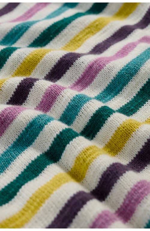 SEASALT CORNWALL SEASALT CORNWALL KNAVOCK STRIPE ORGANIC COTTON & LINEN SWEATER 