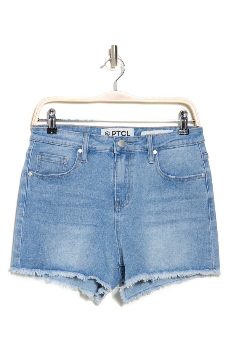 PTCL High Rise Stretch Denim Cutoff Shorts, Alternate, color,