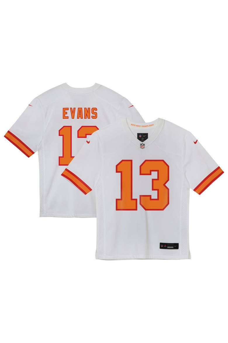 Preschool Mike Evans White '76 Tampa Bay Buccaneers  Game Jersey, Main, color, White