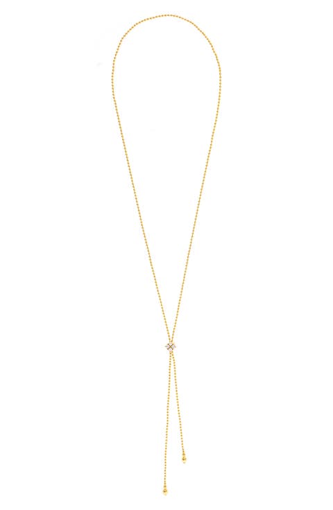 Beaded Lariat Necklace