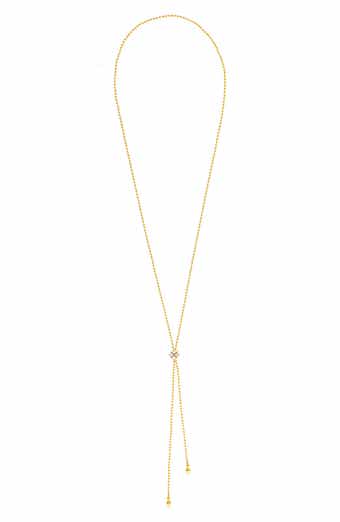 RIVKA FRIEDMAN Beaded Lariat Necklace