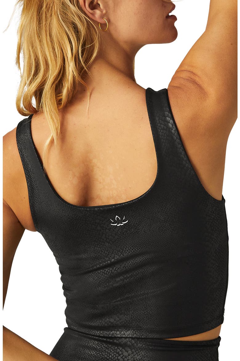 PowerShine Crop Tank, Alternate, color, VIPER BLACK