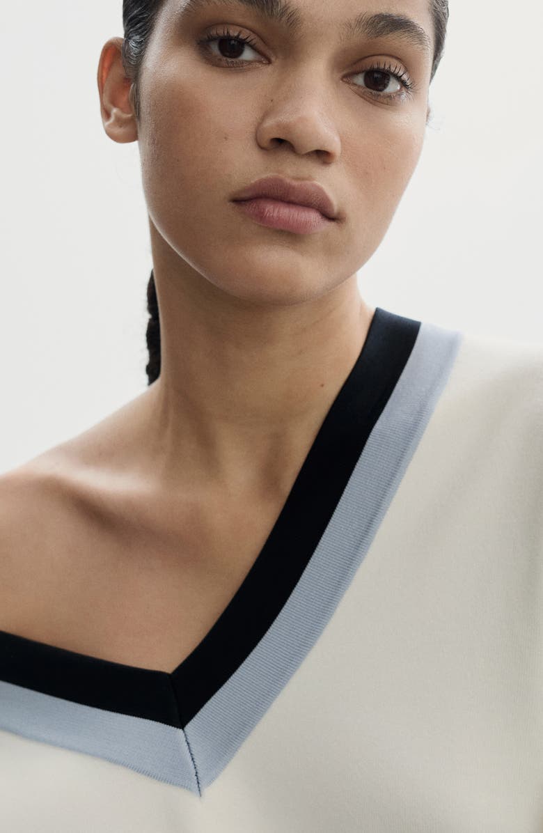 MANGO Liga V-Neck Sweater, Alternate, color,