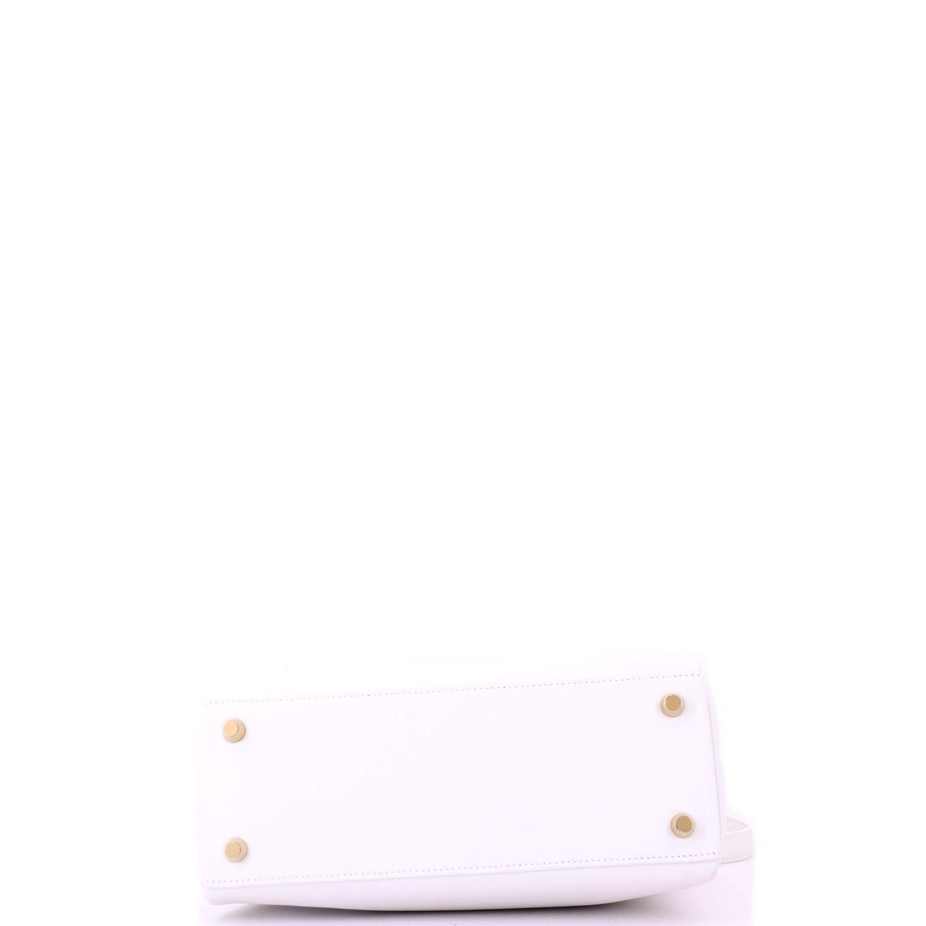 Kelly Handbag White Swift with Gold Hardware 25, Alternate, color, White