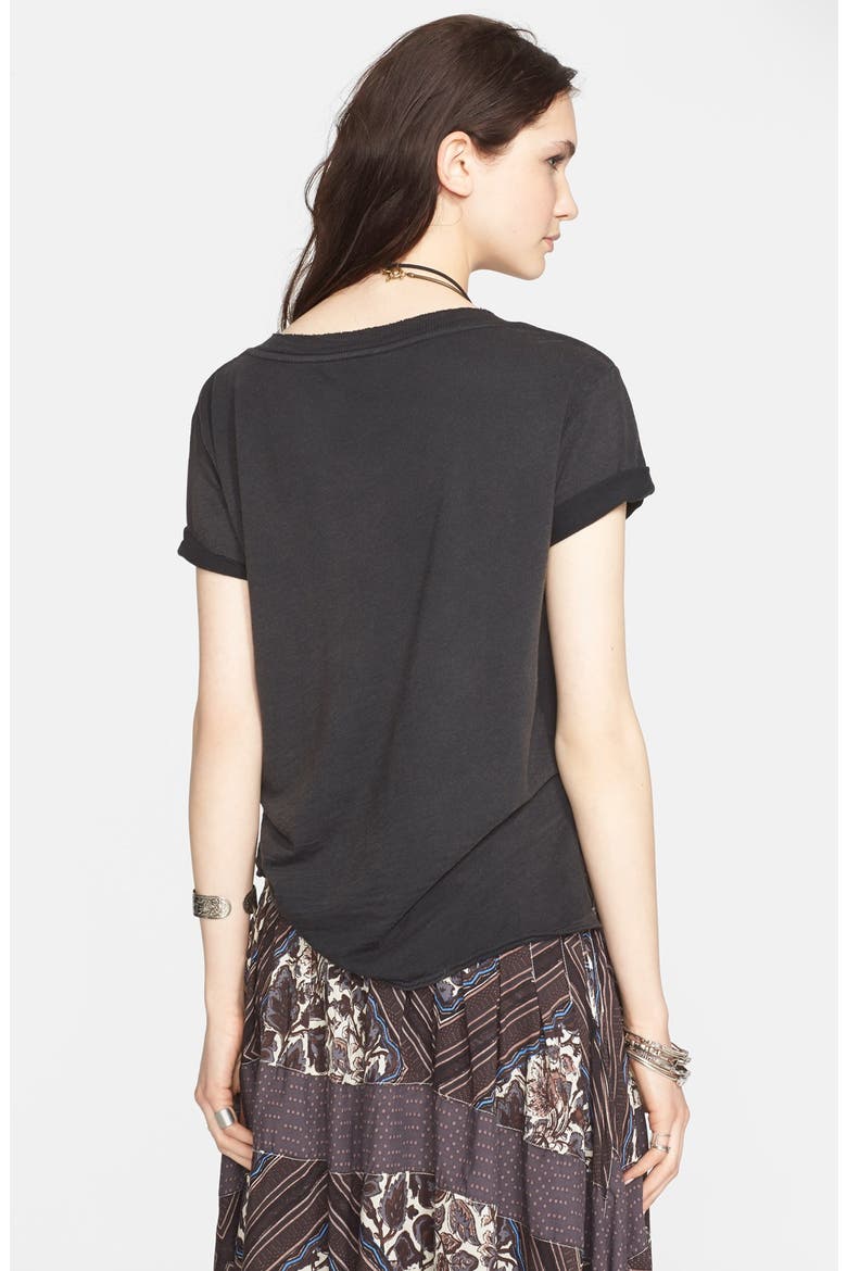 '757' V-Neck Short Sleeve Tee, Alternate, color, BLACK