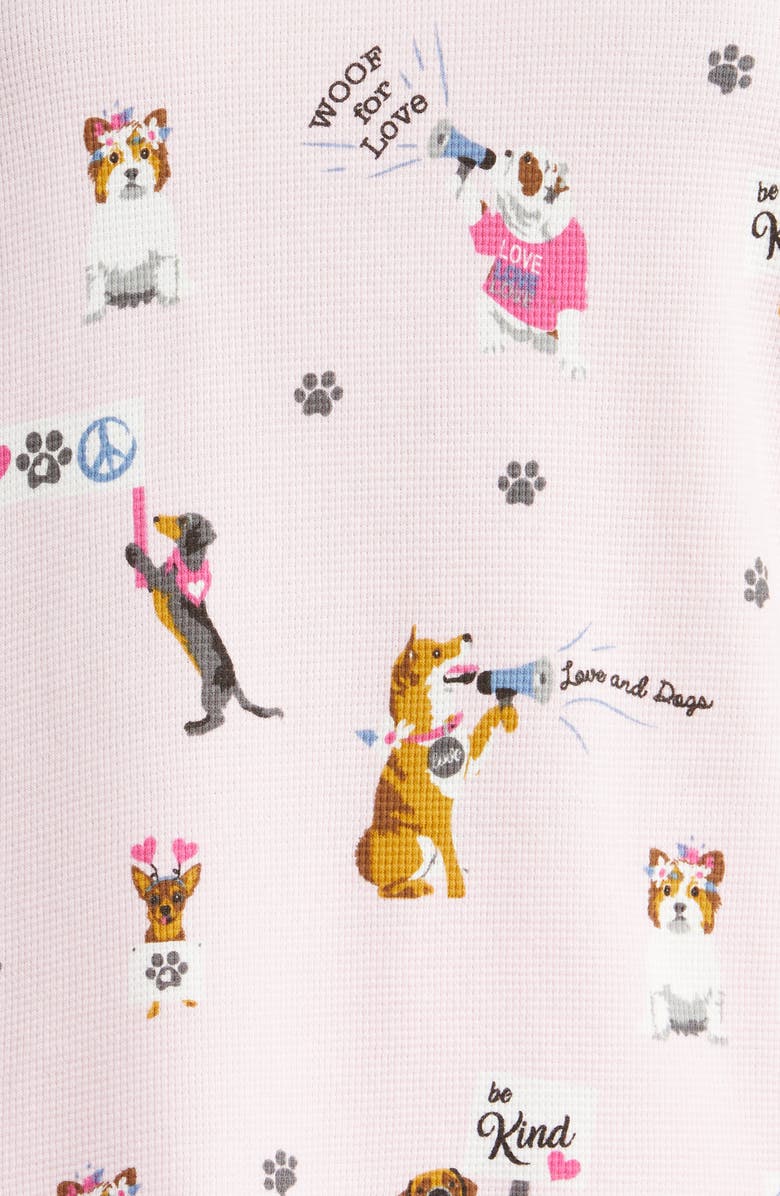 PJ Salvage Women's Woof Love Print Pajama Top, Alternate, color,