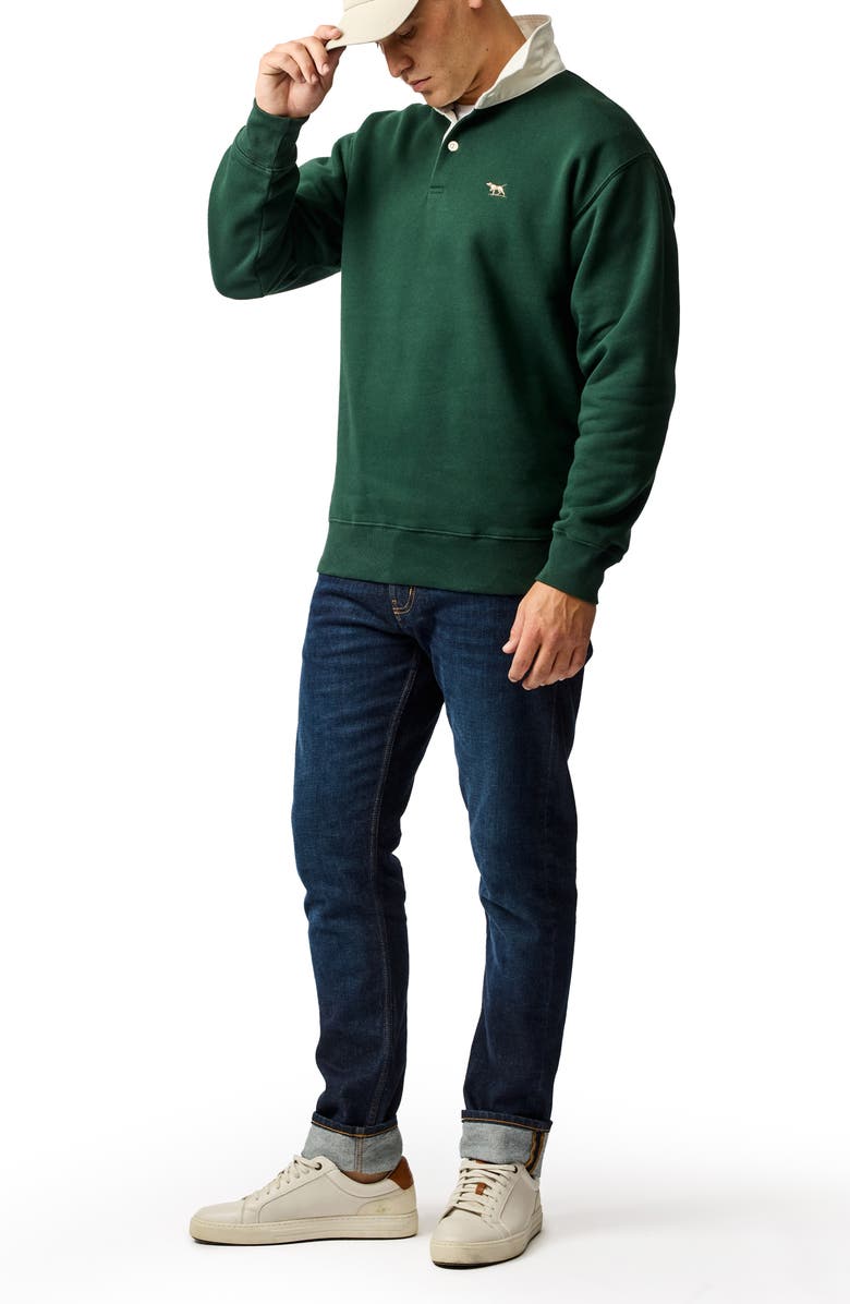 Rodd & Gunn Otago Rugby Shirt, Alternate, color, Forest