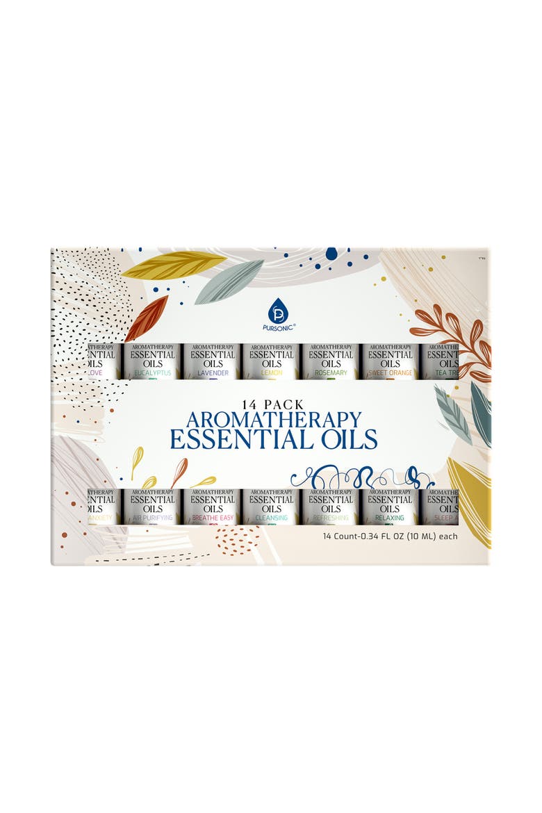 14 pack aromatherapy essential oil gift set., Alternate, color, Multicolor