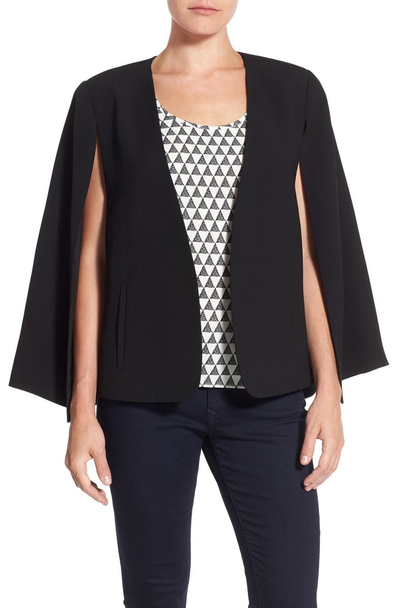 Vince Camuto Kiss Front Cape, Main, color, 