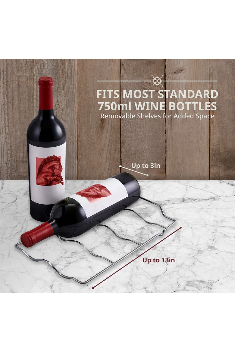 10 Bottle Thermoelectric Wine Cooler, Alternate, color, Black