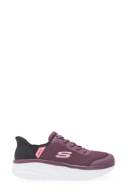 Skechers D'lux Ultra Swift-fit Sneaker In Plum