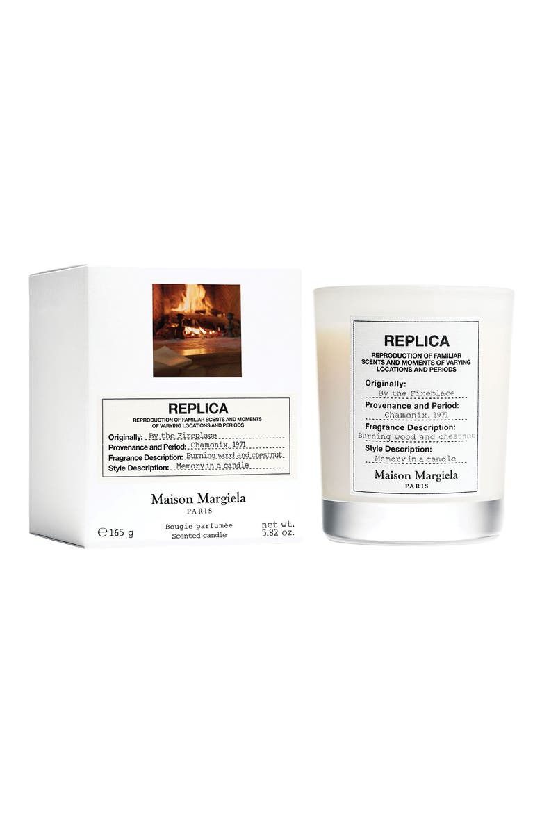 Replica By the Fireplace Scented Candle, Alternate, color, NONE
