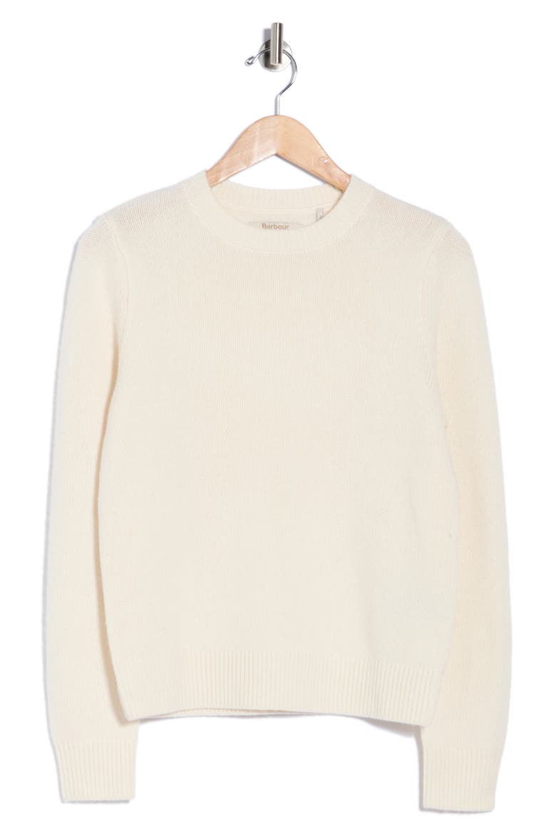 Woodhouse Wool & Cashmere Crewneck Sweater, Main, color, ECRU