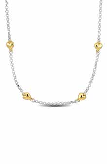 Heart Station Chain Necklace