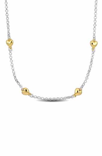 Heart Station Chain Necklace