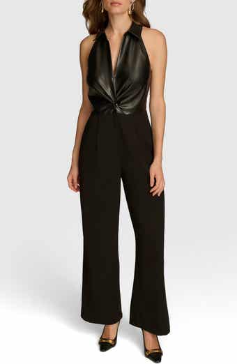 Eliza j bow one shoulder jumpsuit on sale