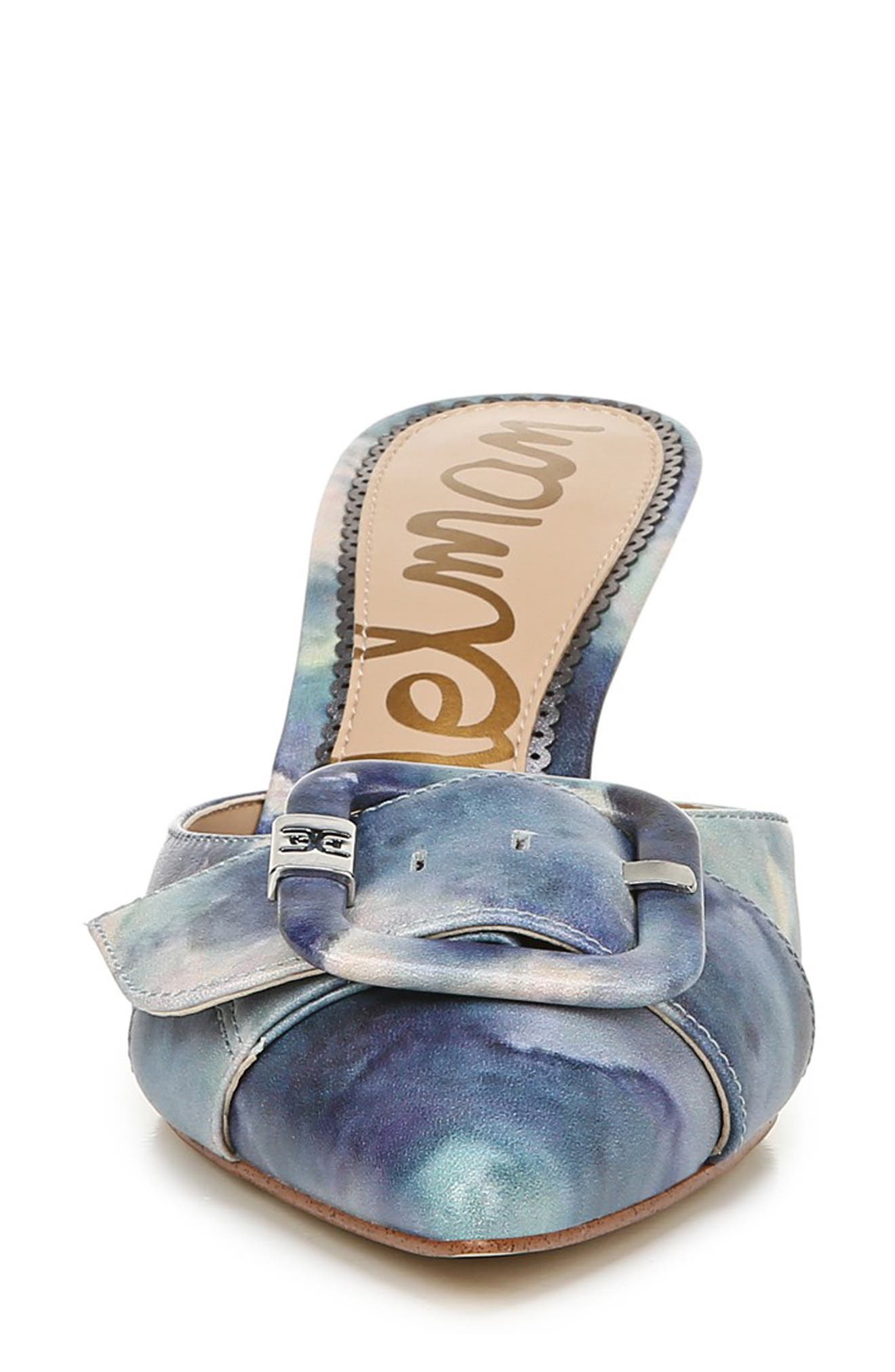 Janessa Mule, Alternate, color, BLUE LEATHER