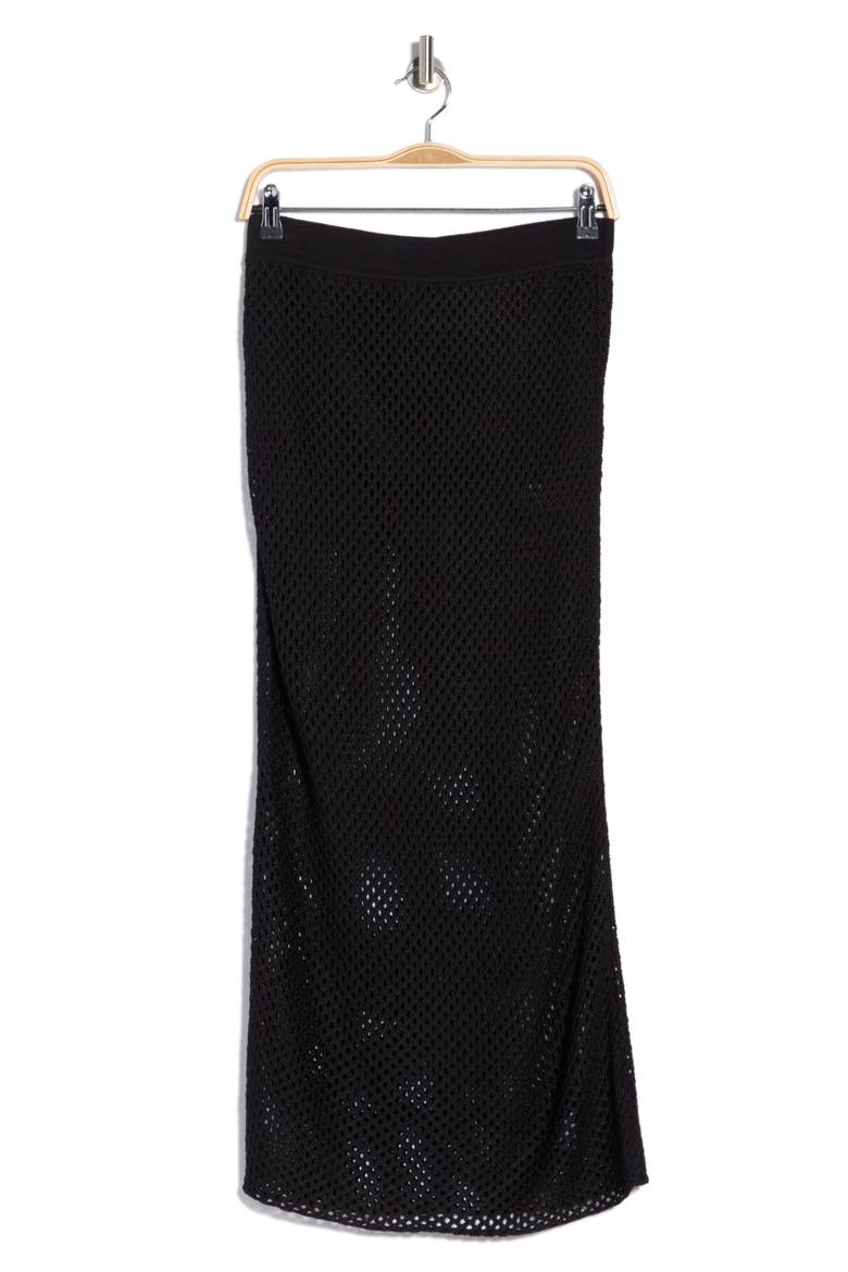Demitri Midi Skirt, Main, color, BLACK