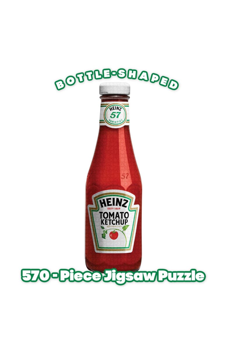 Toynk Heinz Ketchup Bottle 570 Piece Jigsaw Puzzle For Adults And Kids, Alternate, color, Red